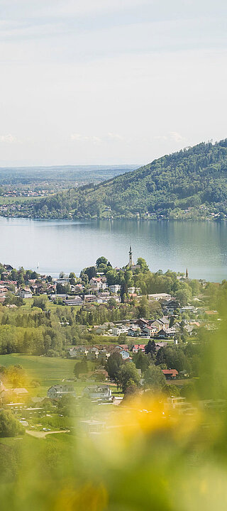 Outside View of Lake Attersee and the Attergau region in the Salzkammergut