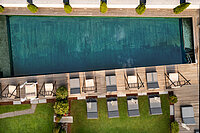 Natural pool in the grounds of the Wellnesshotel Winzer