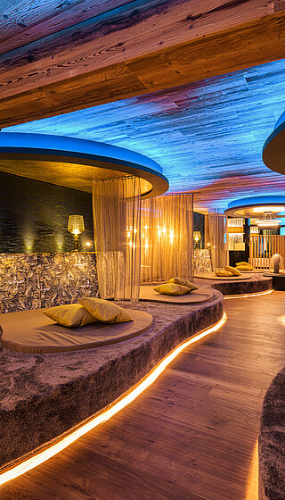 Relaxation room at the Emotion Spa in the Wellnesshotel Winzer