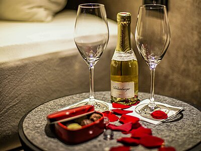 Delicious chocolates at the Kuschelhotel Winzer in Austria