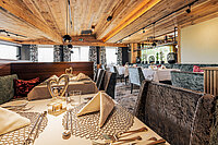 A stylish atmosphere in the restaurant area at the Adults Only Hotel Winzer