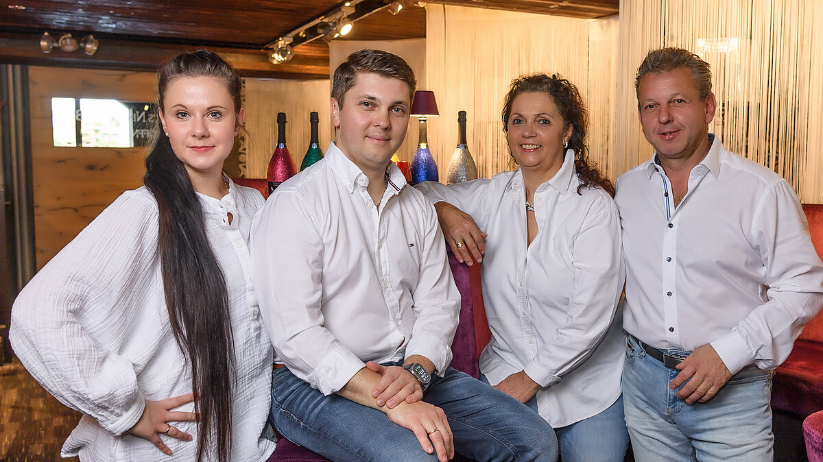 The Winzer host family at the Winzer Adults-Only Hotel